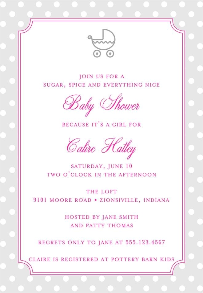 amazing baby shower invitation wording for a girl ideas