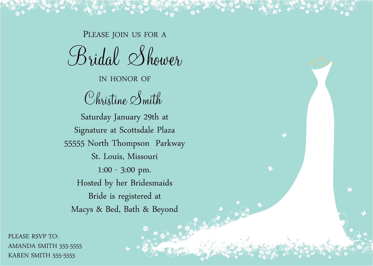 bridal shower invitation wording fun