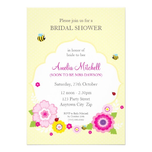 bridal shower invites garden theme 1