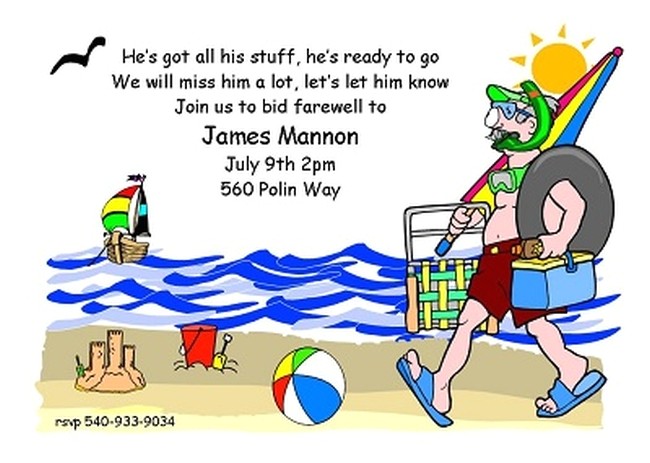 going away party invitation wording funny