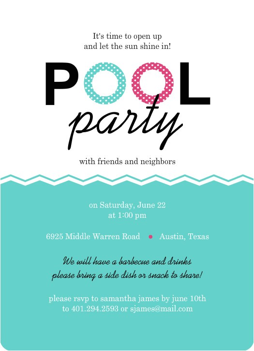 graduation pool party ideas