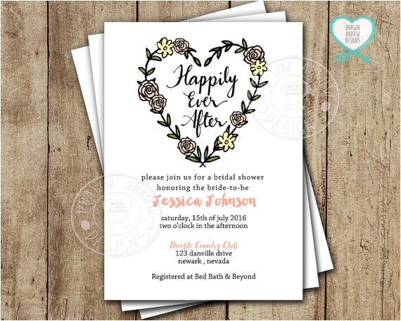 happily ever after bridal shower