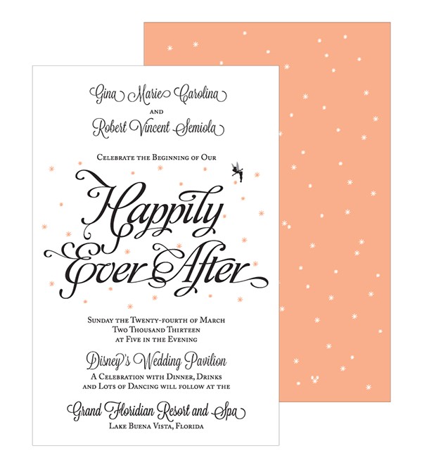 Happily Ever After Wedding Invitations