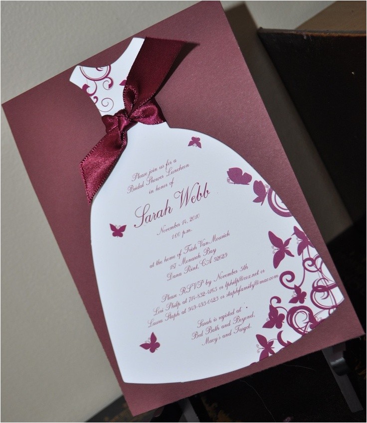 bridal shower invitations handmade