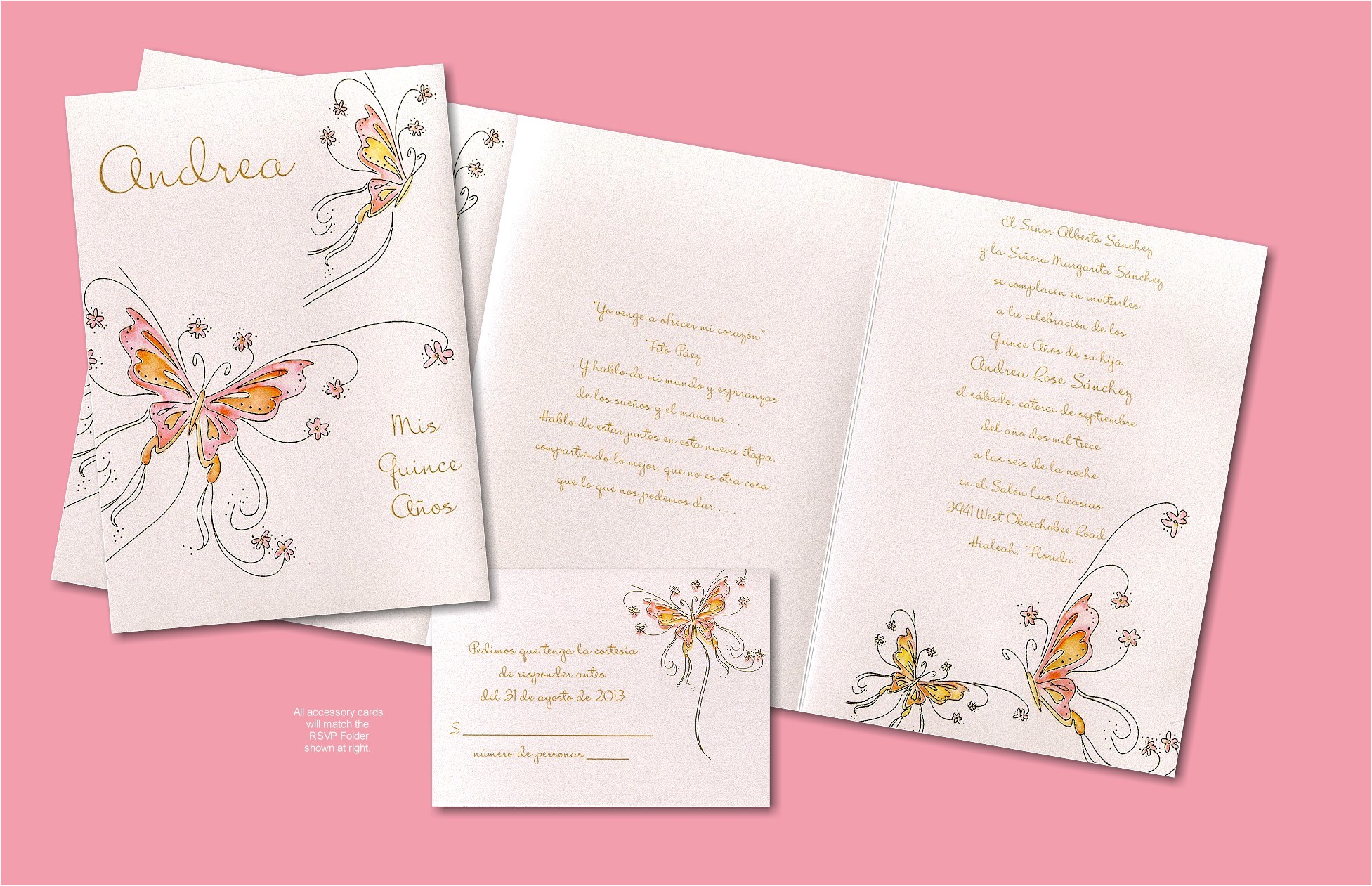 butterfly quinceanera invitations