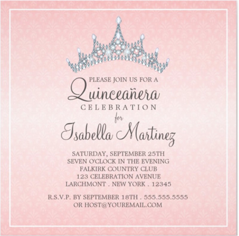 free quinceanera invitation template