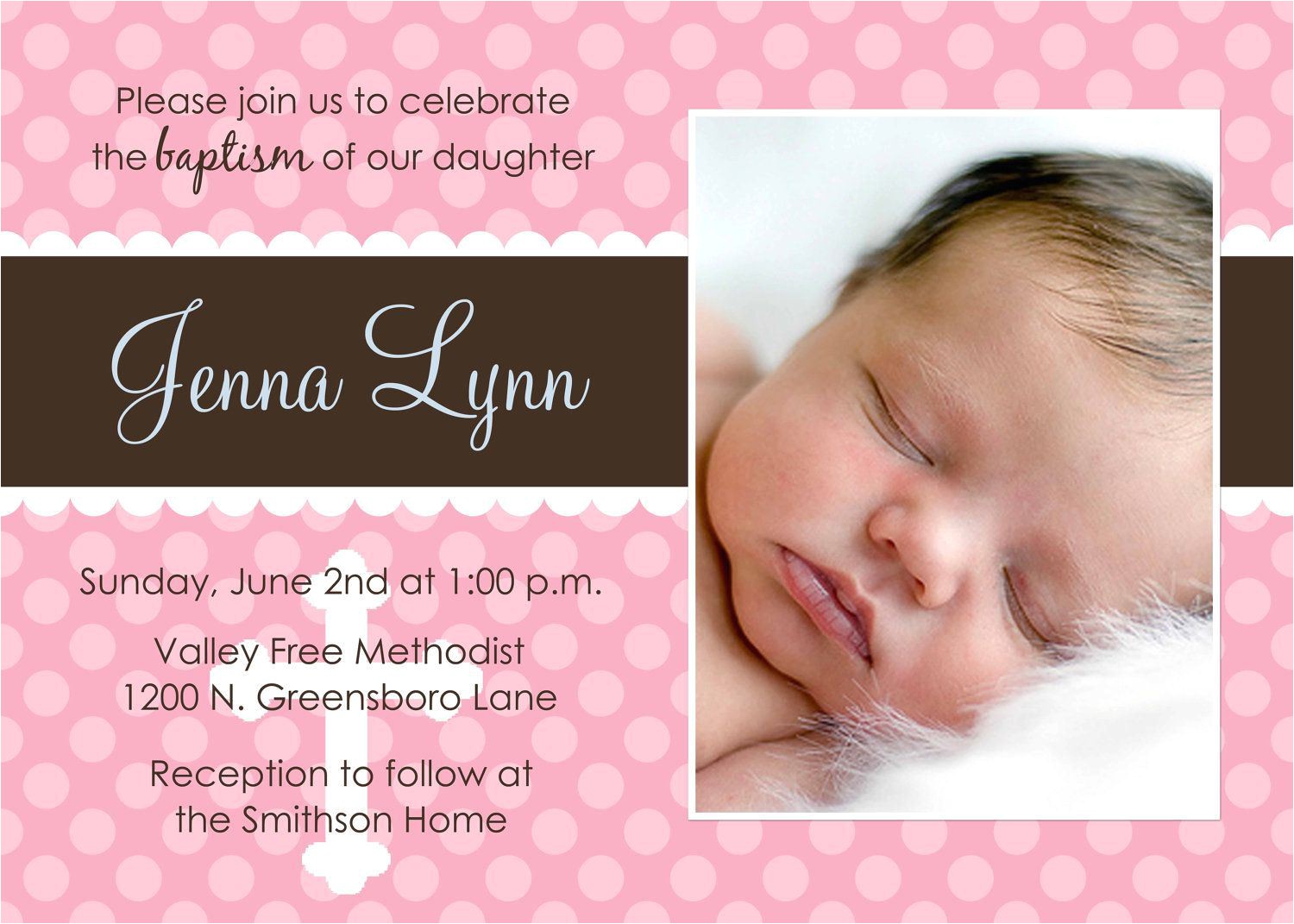 baby christening invitations templates
