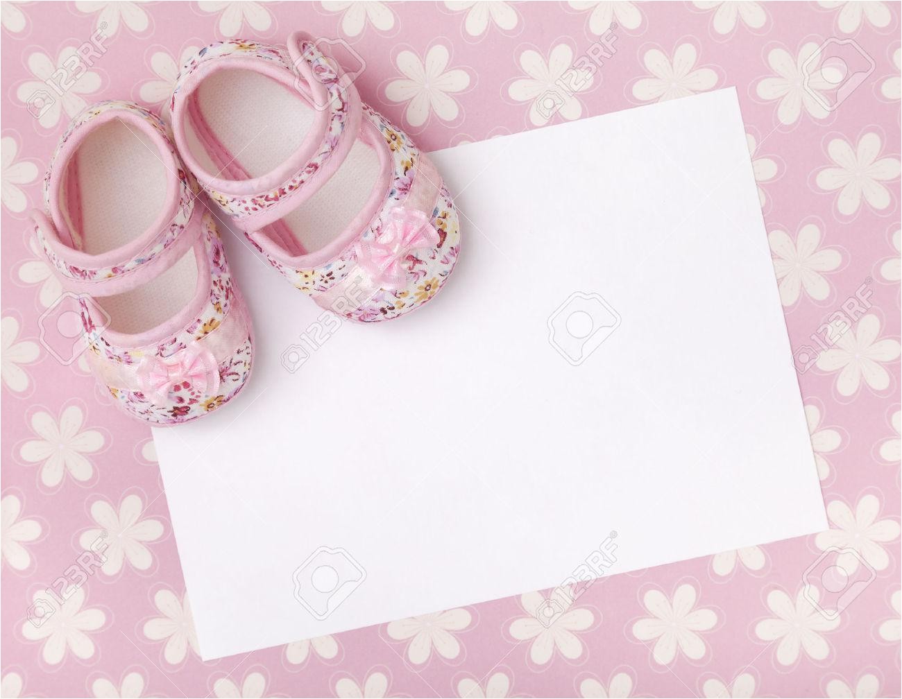 baby girl christening invitation card