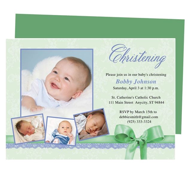 printable baby baptism and christening invitations