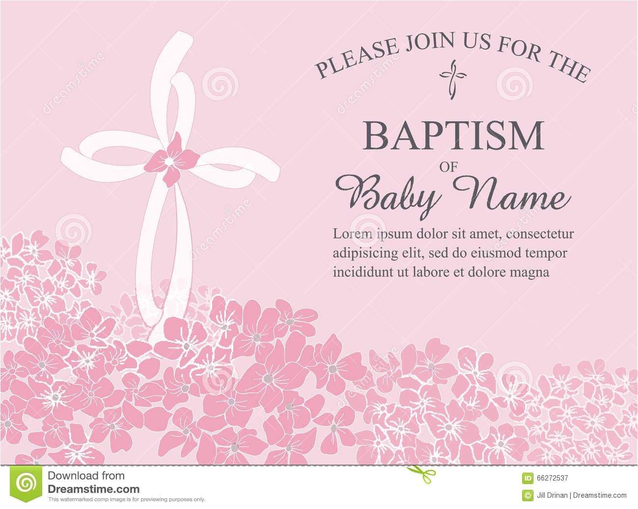 baptism invitation templates word