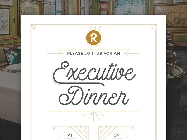 dinner invitation design