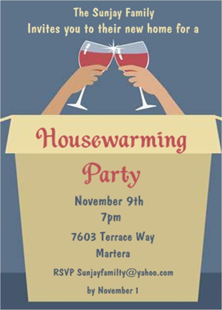 house warming party invitaitons