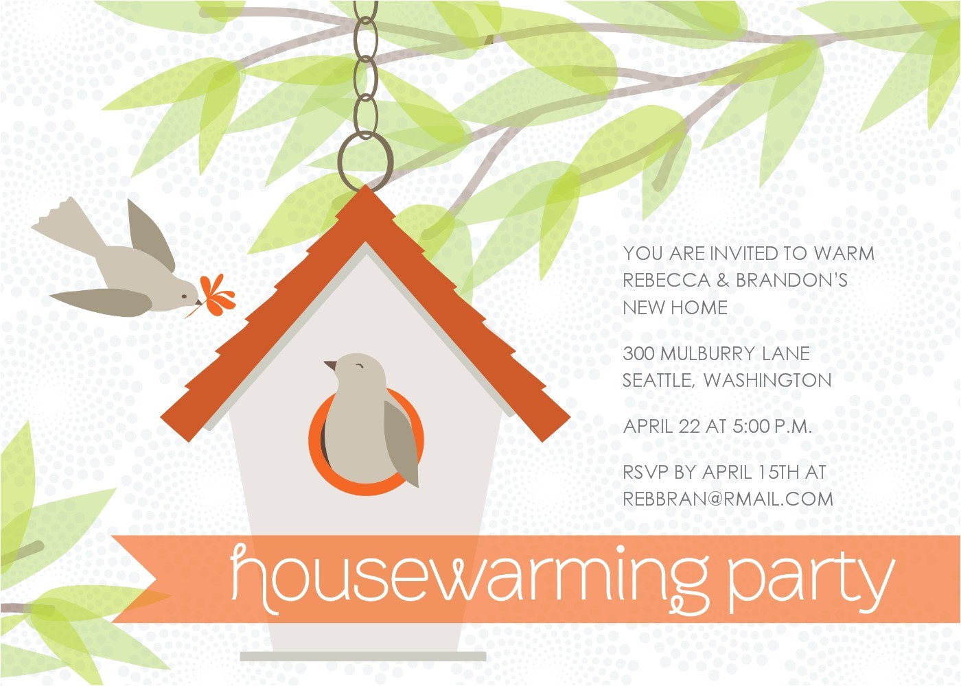 housewarming party invitation