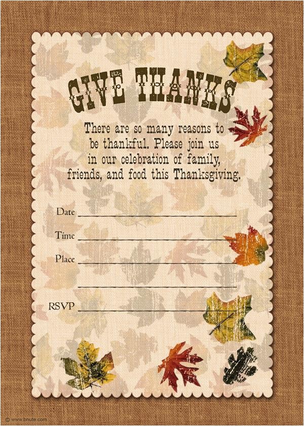 thanksgiving potluck invitation wording