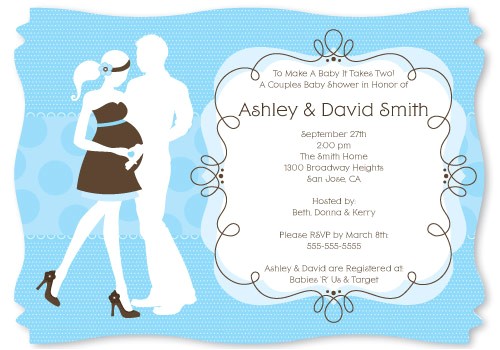 jack and jill baby shower invitation wording