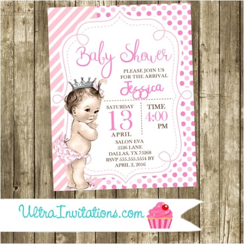 princess baby shower invitations 2016