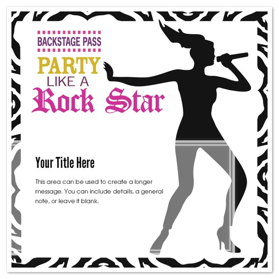 karaoke girl rock star party
