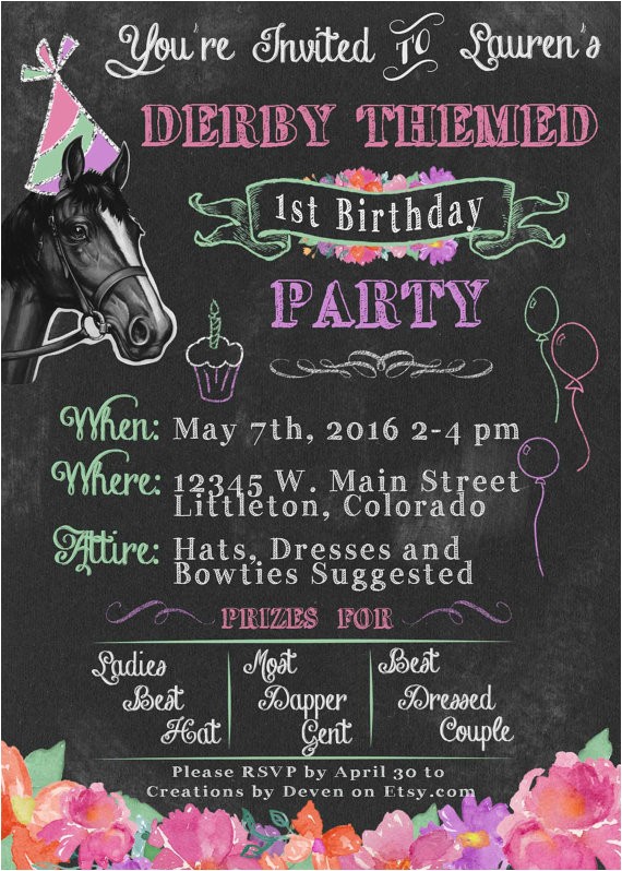 kentucky derby themed birthday party ref related 6