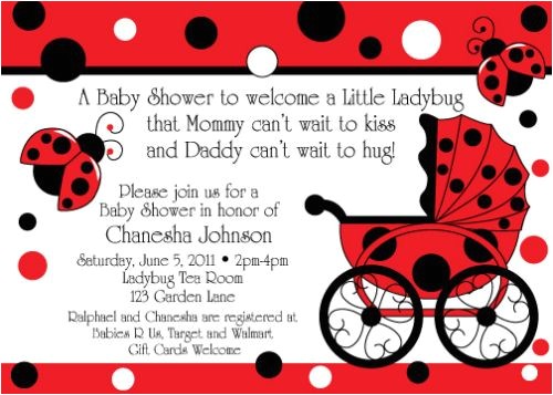 Ladybug themed Baby Shower Invitations How to Set Up Ladybug themes In Baby Shower