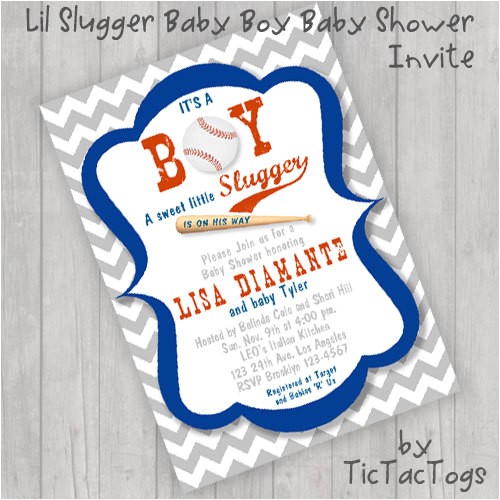 lil slugger baseball baby boy shower