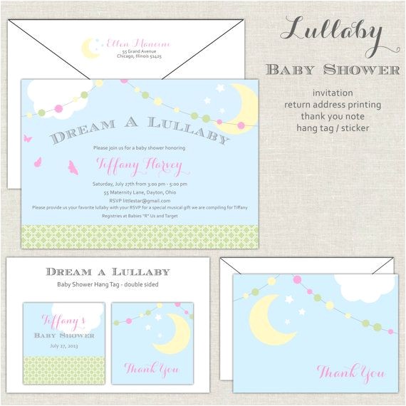 lullaby baby shower