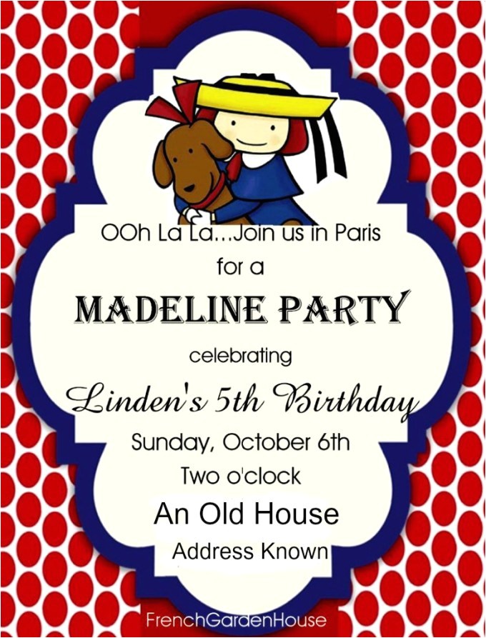 madeline birthday party