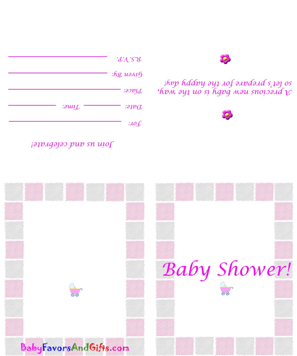 online printable baby shower invitations