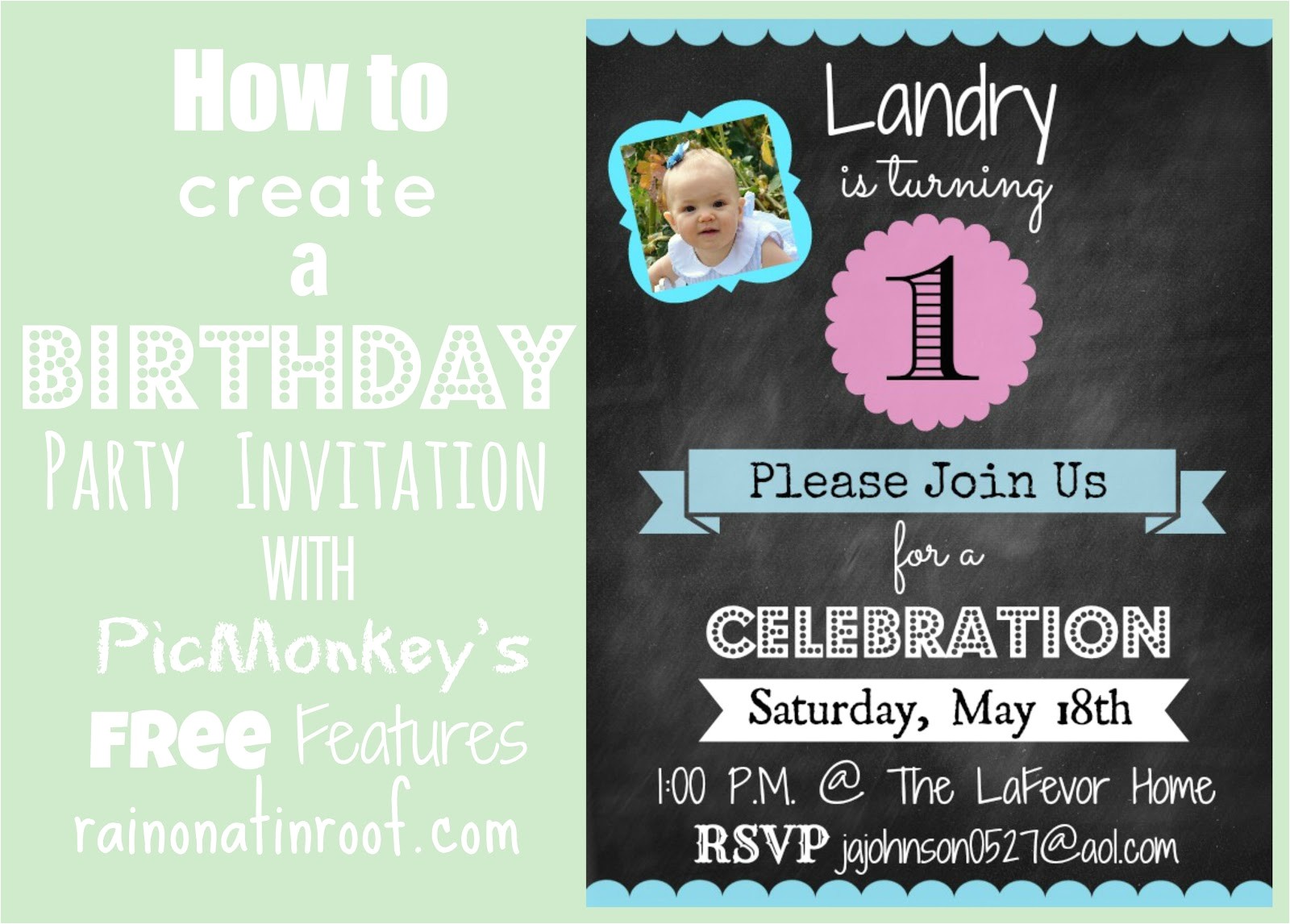 create birthday party invitations