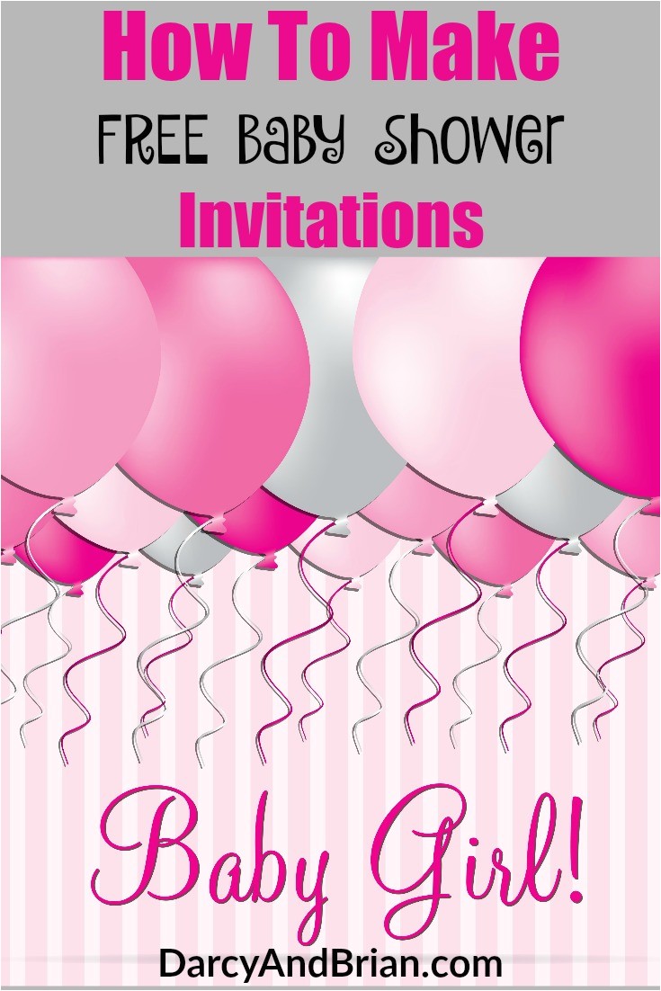 how to create free baby shower invitations