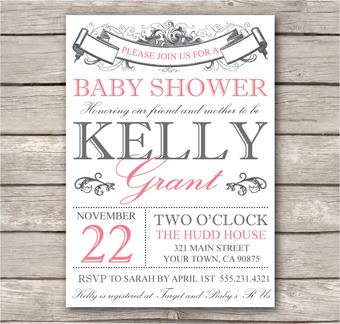 make your own baby shower invitations online free