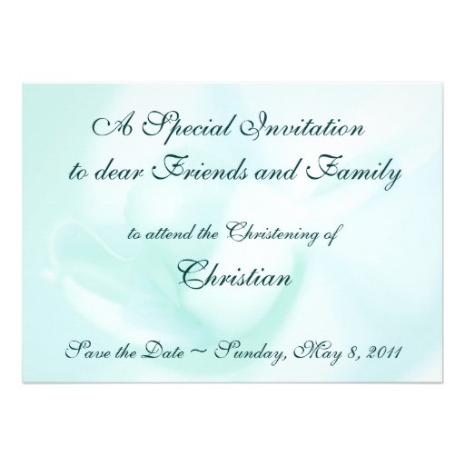 christening invitation templates