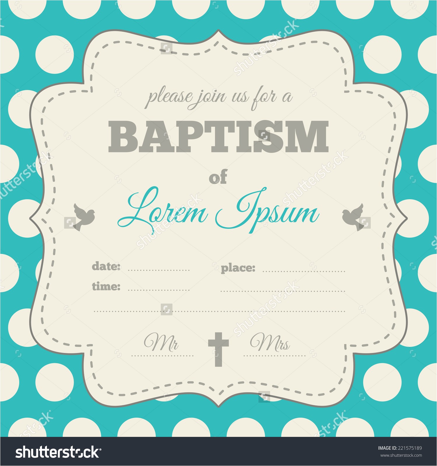 baptism invitation template free