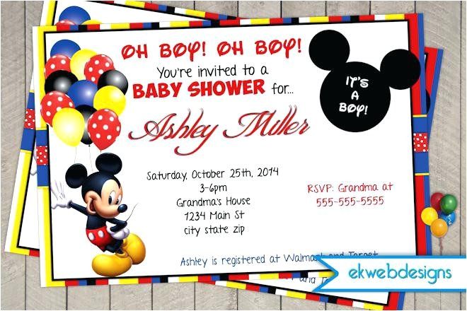 mickey mouse baby shower invitations baby mickey mouse inspired baby shower or birthday printable invitation mickey mouse baby shower invitations editable
