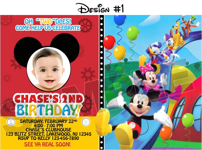mickey mouse clubhouse birthday party