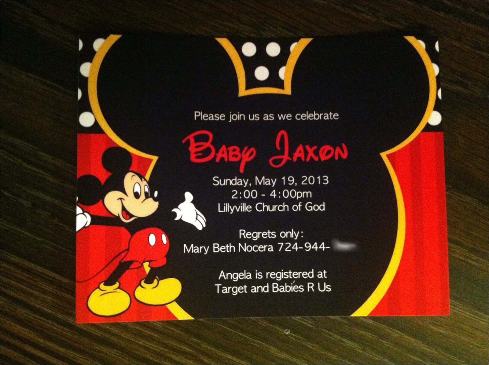 this awesome mickey mouse baby shower invitations will inspire you
