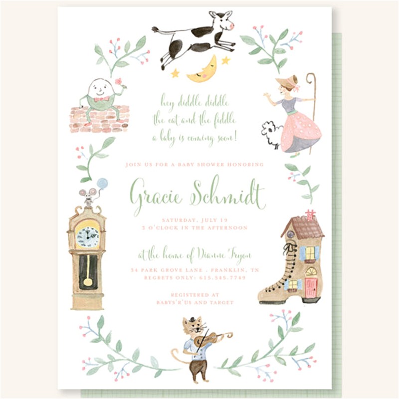 mother goose baby shower