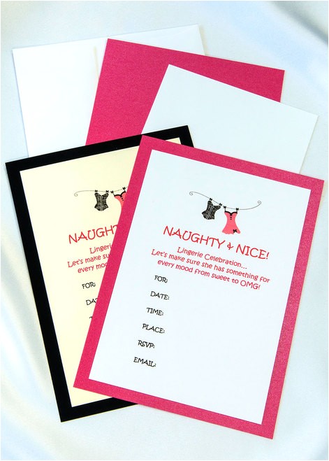 164 naughty nice bridal shower lingerie invitations