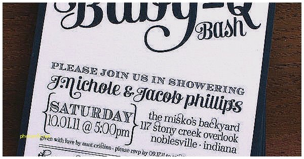 non traditional baby shower invitations