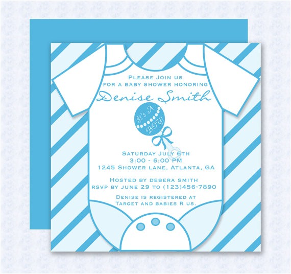 baby shower invitations editable