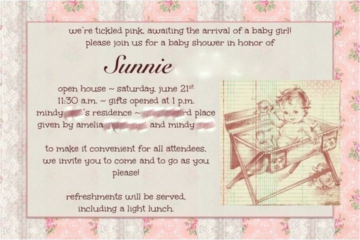 Open House Baby Shower Invitations Baby Shower Invitation Open House Baby Stuff