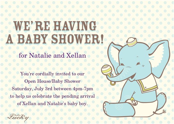 baby shower open house