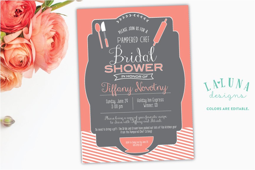 pampered chef invitation template