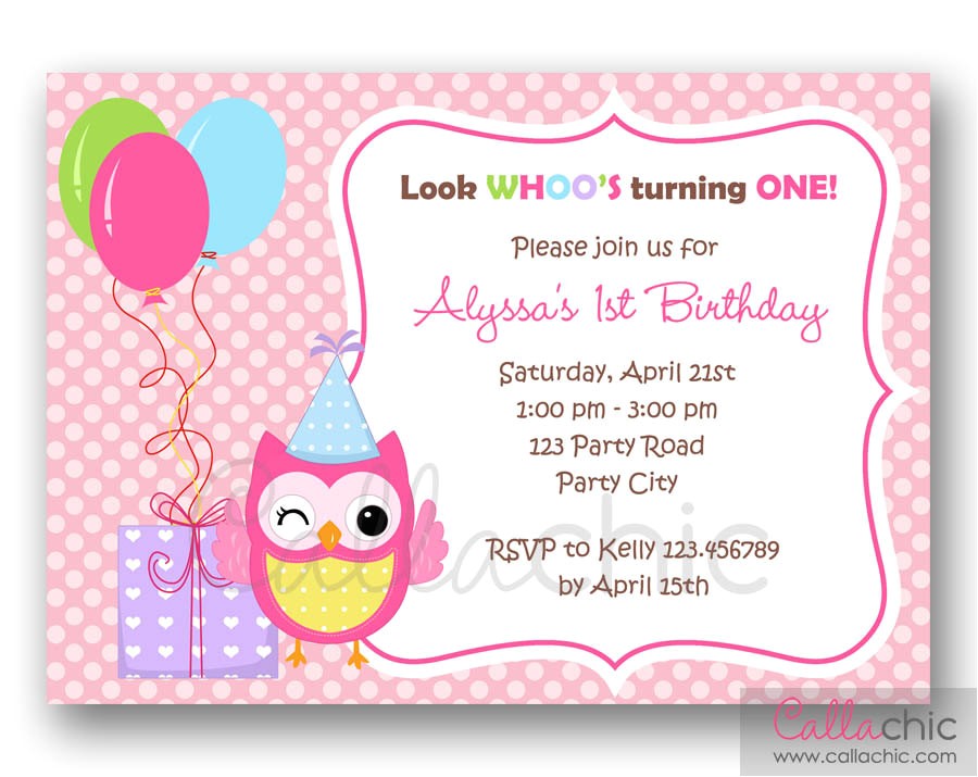 1st birthday invitations party city