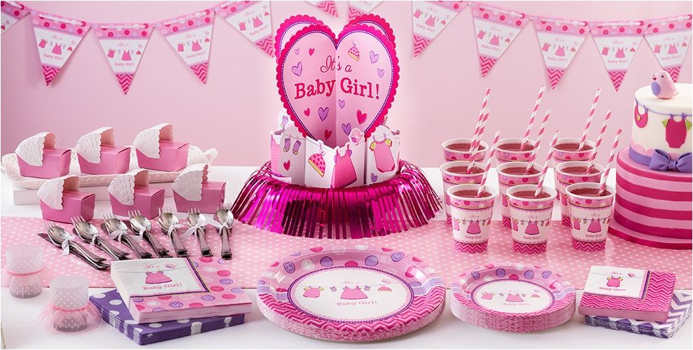 shower with love girl baby shower supplies