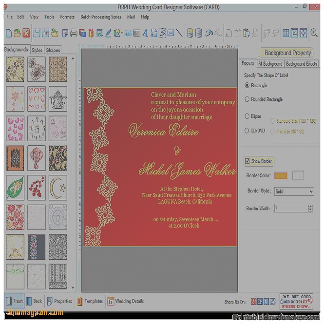 birthday invitation design software