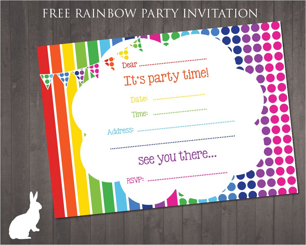 green color background party invitation templates with simple theme decorations 1000 ideas about rainbow birthday invitations on pinterest