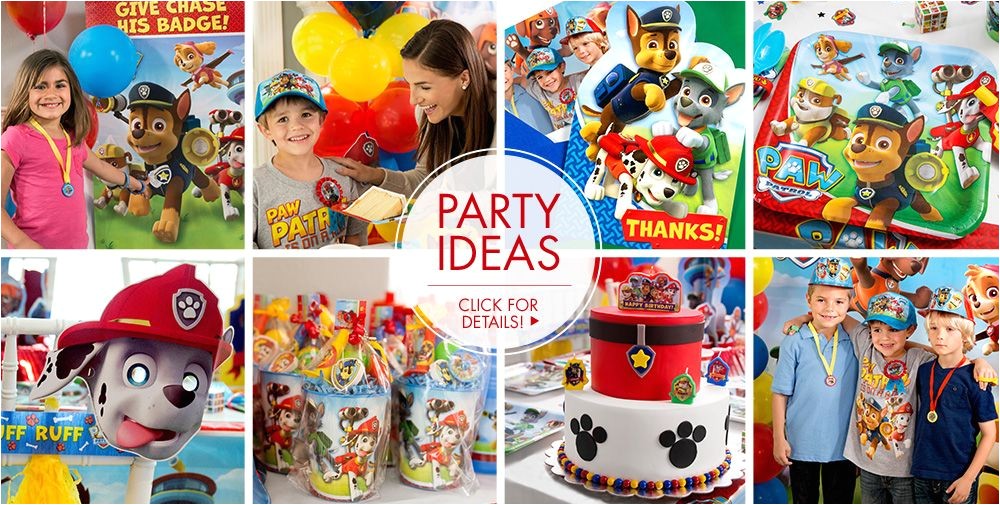 paw patrol party supplies