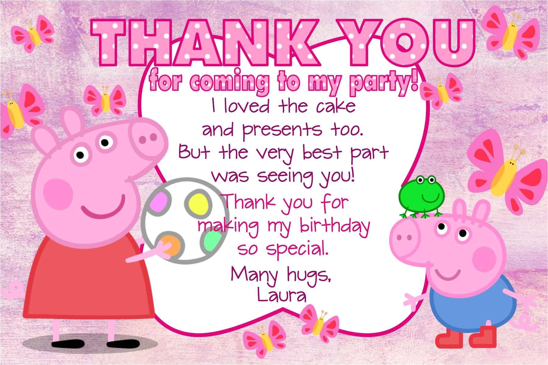 peppa pig birthday invitations free s