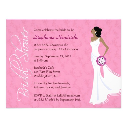 free personalized bridal shower