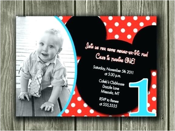 personalized mickey mouse invitations